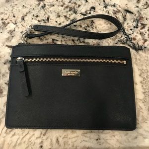 Kate Spade Newbury Lane Tinie Wristlet In Black